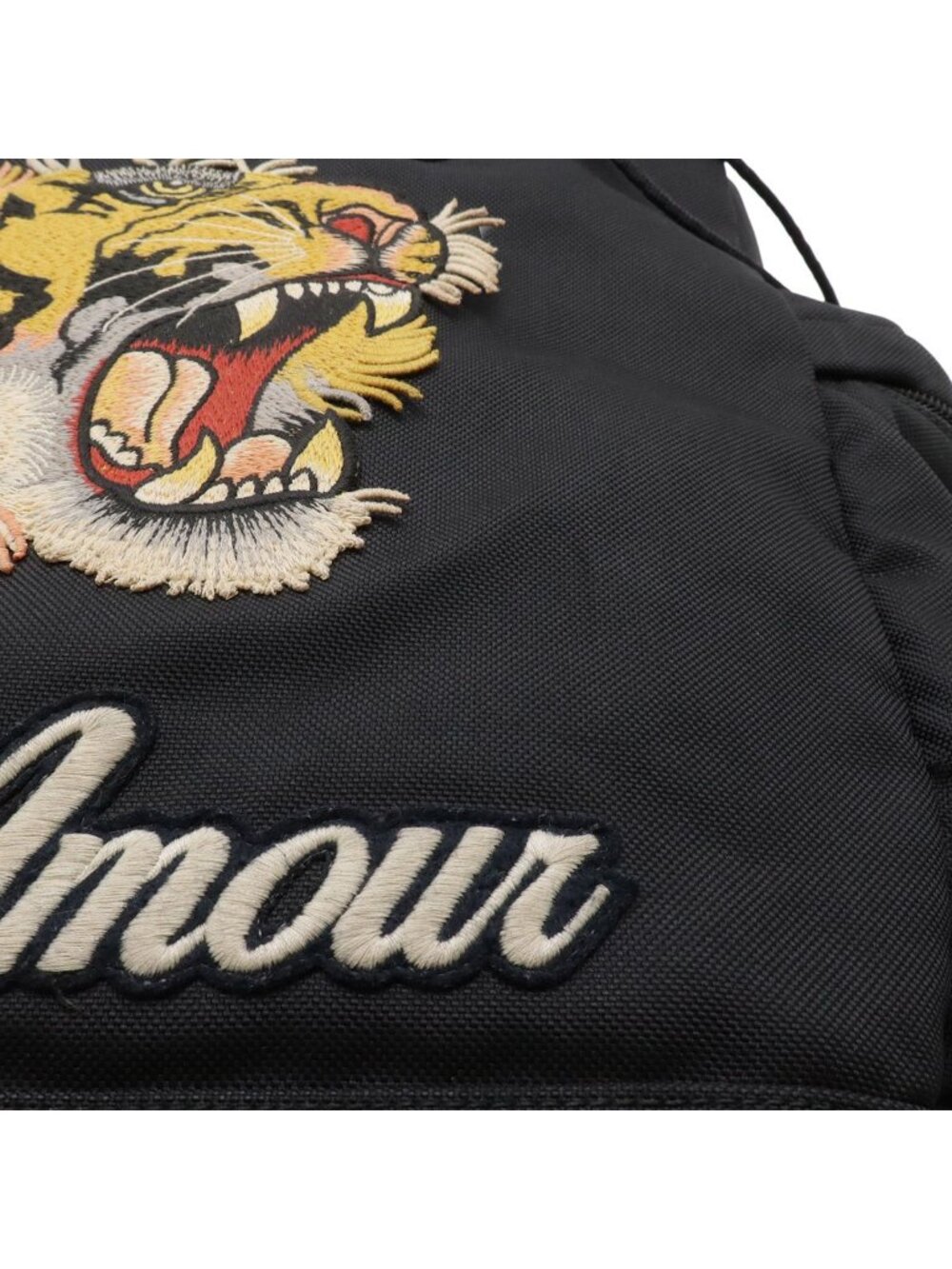 Gucci Sherry Line Embroidery Tiger Butterfly Flower Backpack Cat Head Leather - Picture 4 of 9